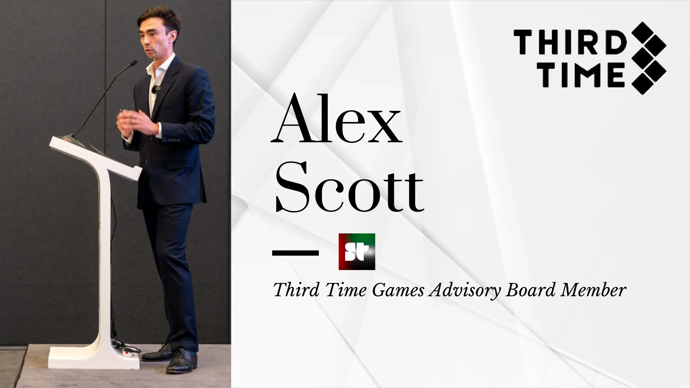 Alex Scott Joins Third Time Games as Advisor, Eyeing Middle East Expansion